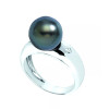 Bague Margot argent perle de Tahiti