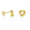  18k gold stud earrings