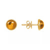 Boucles d'oreilles or 18k et citrines